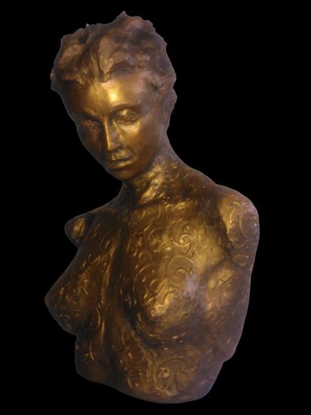 Die Vergänglichkeit. Skulpturen von Annemarie Waibel. 28cm